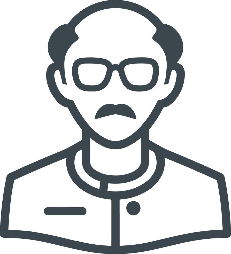 Teacher icon symbol vector image. Illustration of the training business school classroom icon design image.