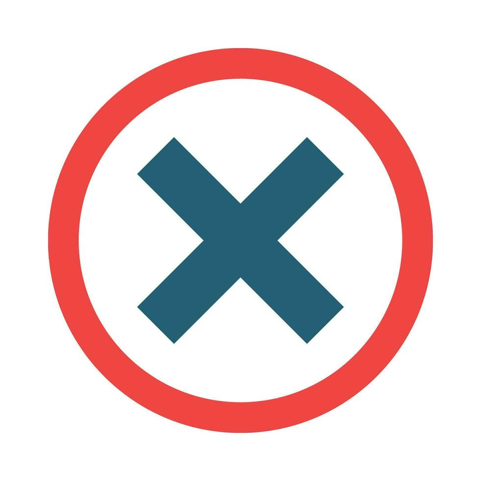 Refuse Glyph Two Color Icon For Personal And Commercial Use. vector