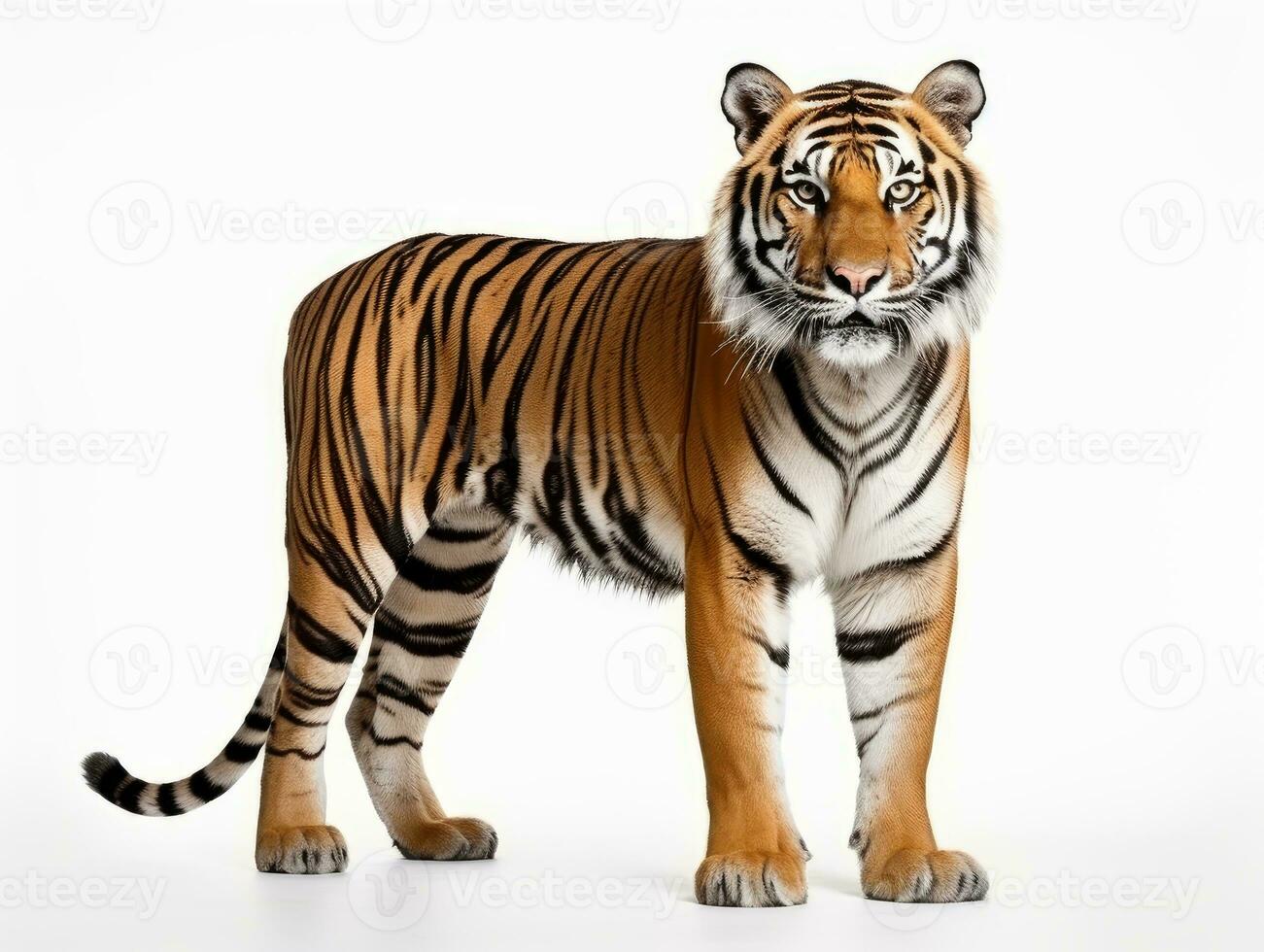 Tiger on a white background 26841146 Stock Photo at Vecteezy