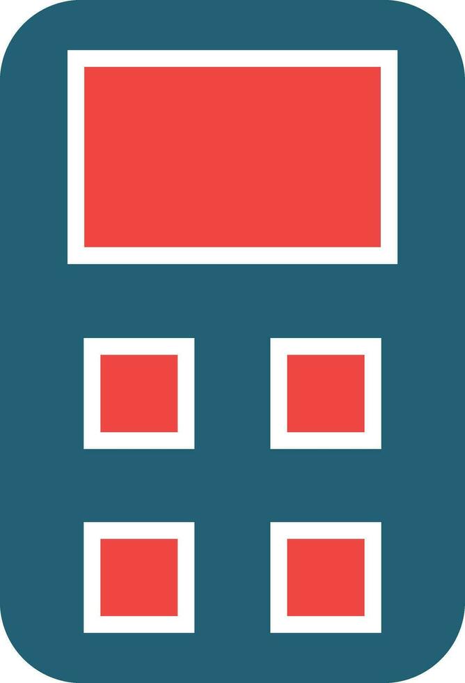 Meter Glyph Two Color Icon For Personal And Commercial Use. vector