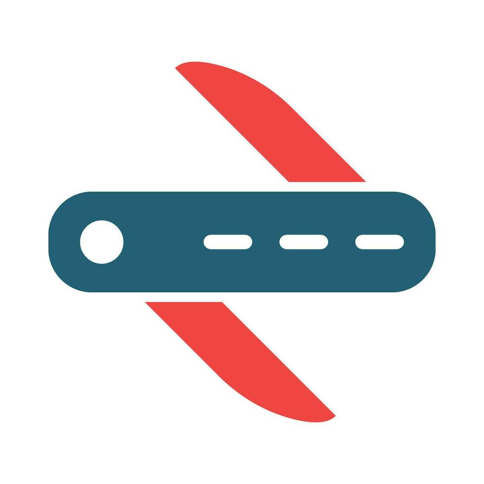 Multi Tool Glyph Two Color Icon For Personal And Commercial Use. vector