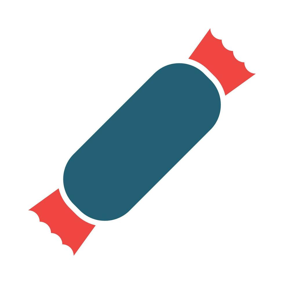 Toffee Glyph Two Color Icon For Personal And Commercial Use. vector