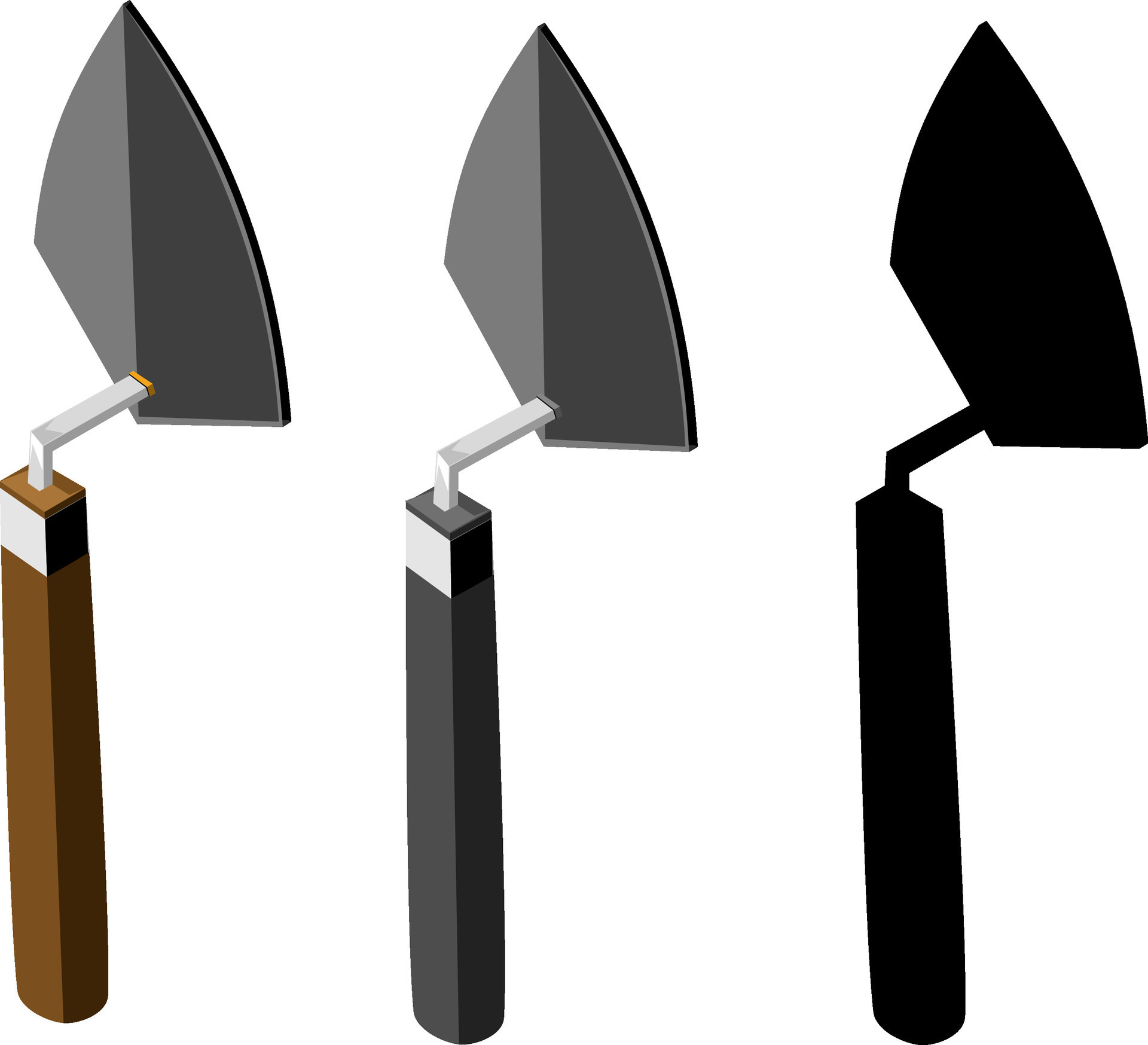 cement spoon construction worker illustration 1 26841495 Vector Art at