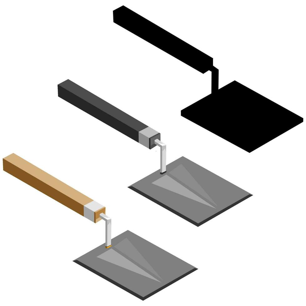 cement spoon construction worker illustration 26841500 Vector Art at