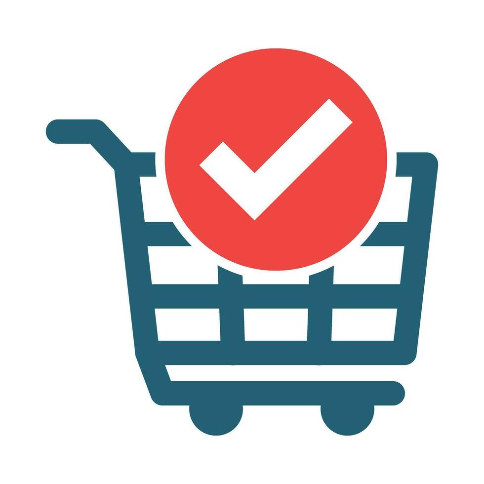 Checkin Glyph Two Color Icon For Personal And Commercial Use. vector