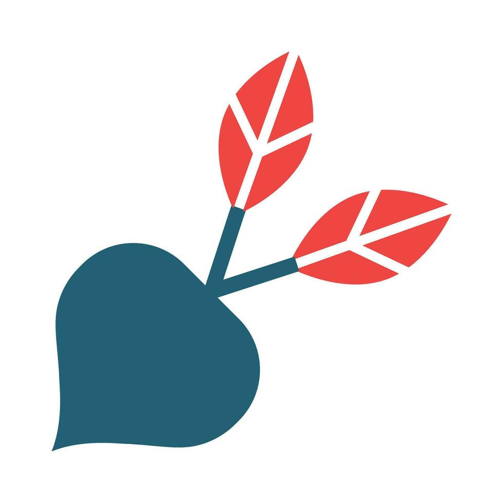 Beetroot Glyph Two Color Icon For Personal And Commercial Use. vector