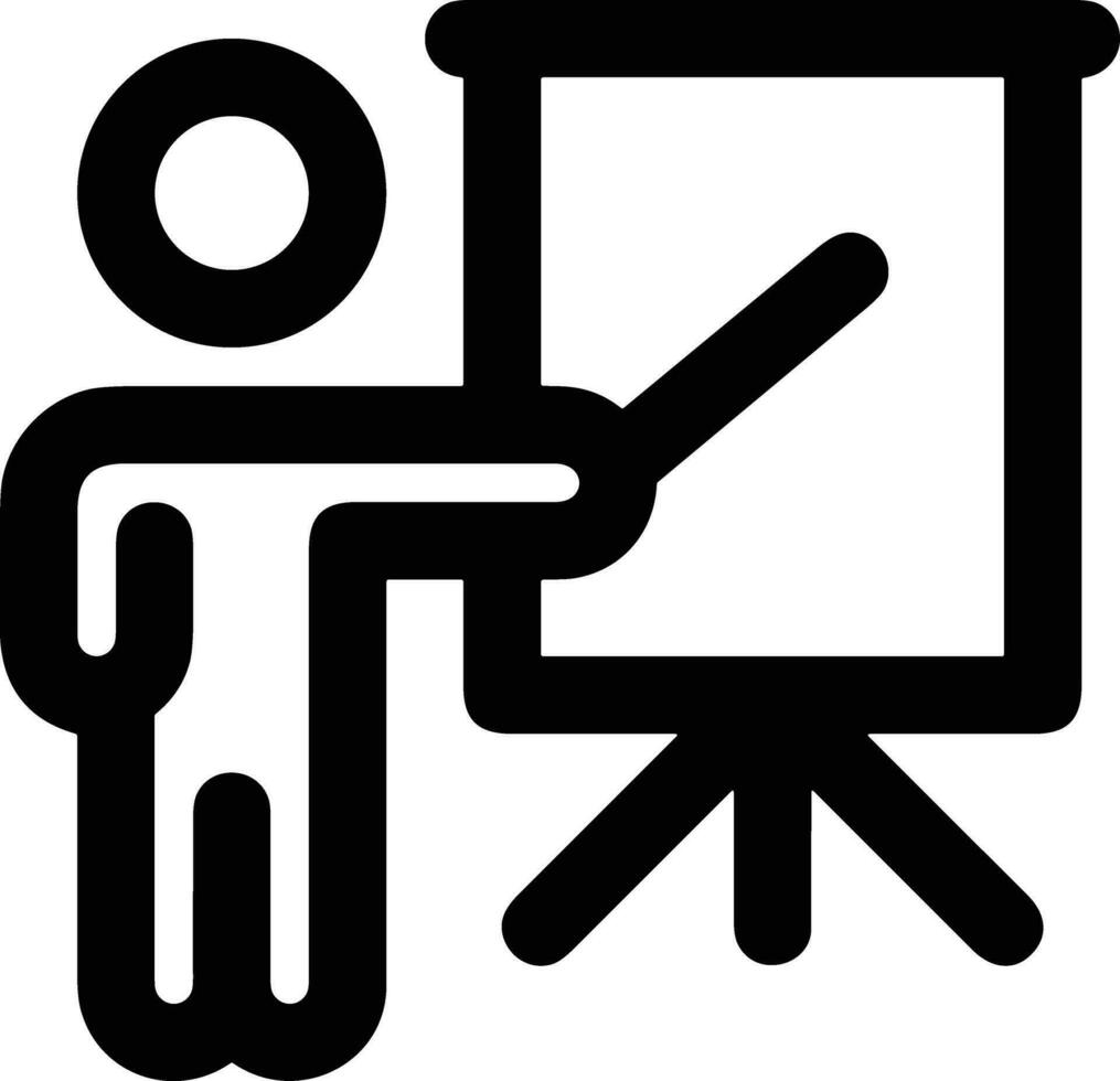 Teacher icon symbol vector image. Illustration of the training business school classroom icon design image.