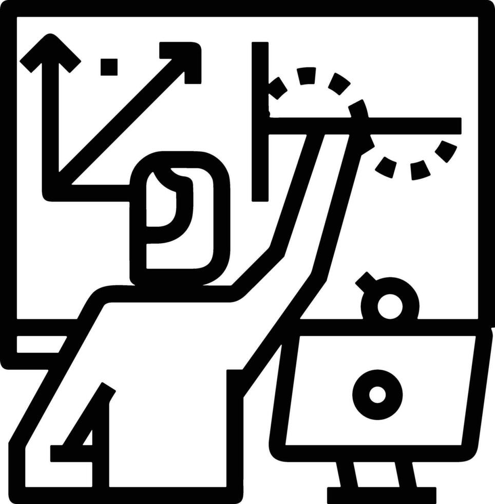 Teacher icon symbol vector image. Illustration of the training business school classroom icon design image.