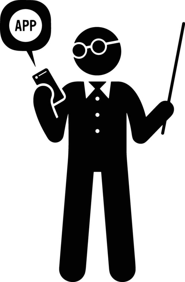 Teacher icon symbol vector image. Illustration of the training business school classroom icon design image.