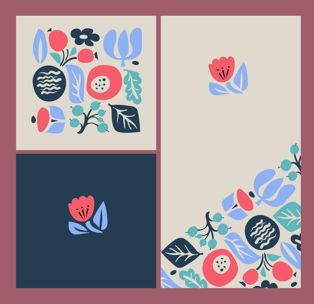 floral gente diseño. diseño elemento para verano boda, primavera felicidades tarjeta perfecta floral elementos para salvar el fecha tarjeta. único obra de arte para tu diseño. vector