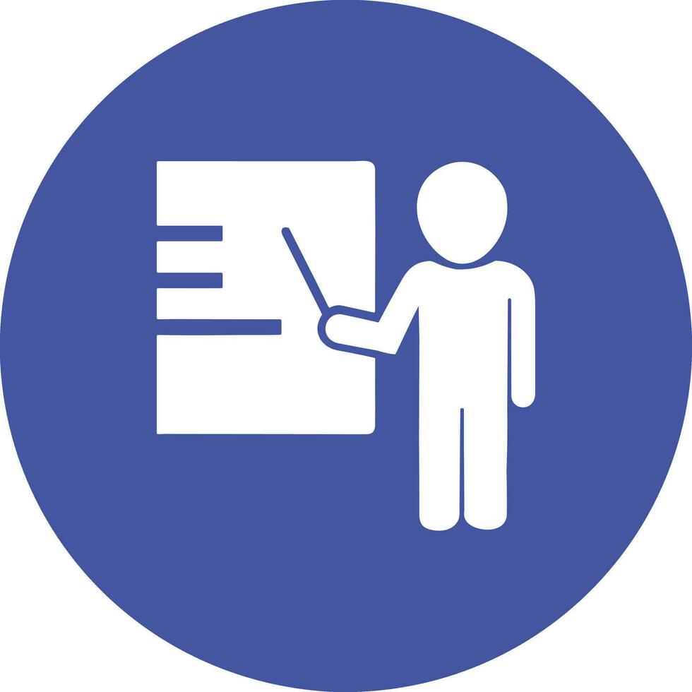Teacher icon symbol vector image. Illustration of the training business school classroom icon design image