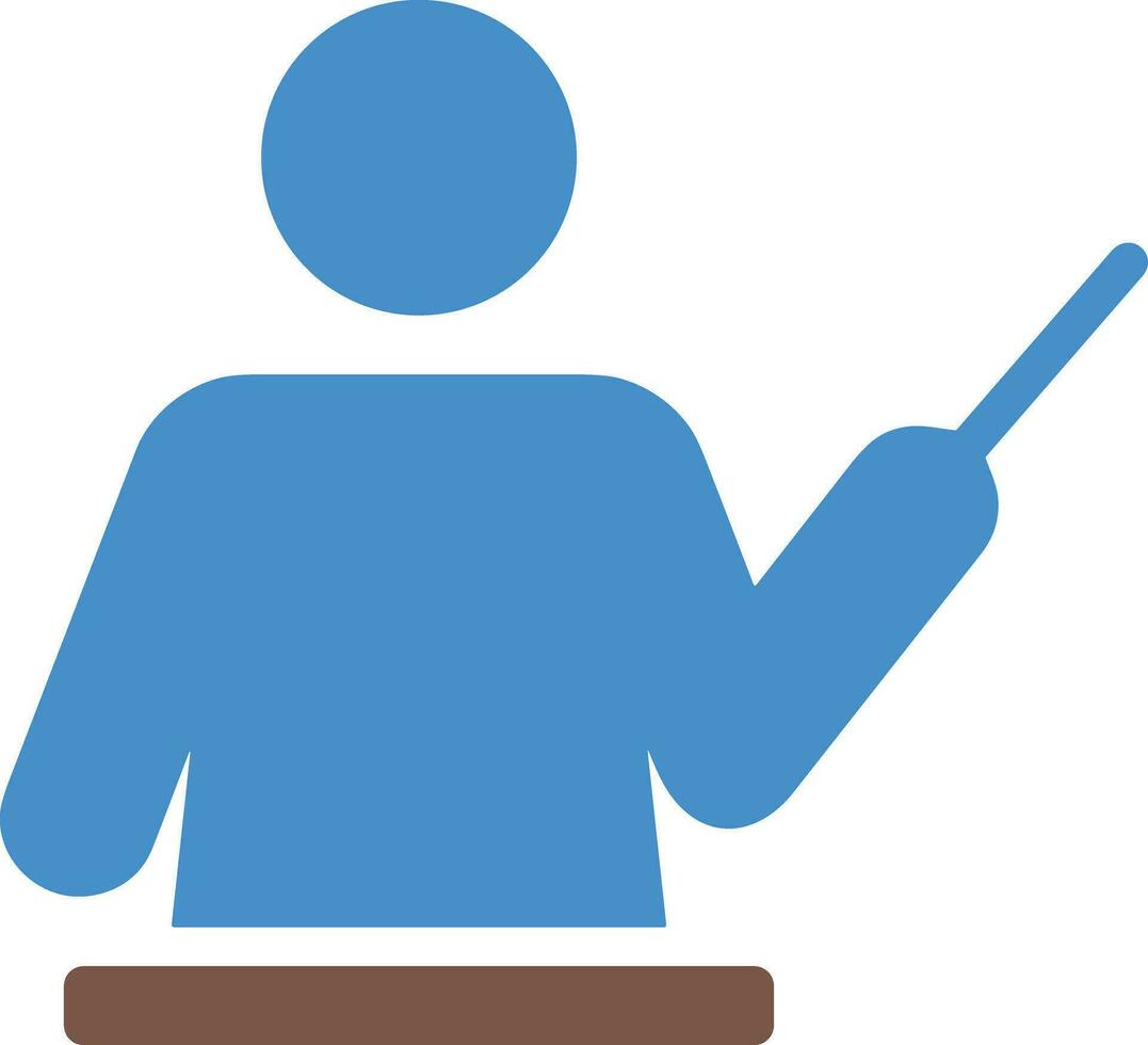 Teacher icon symbol vector image. Illustration of the training business school classroom icon design image.