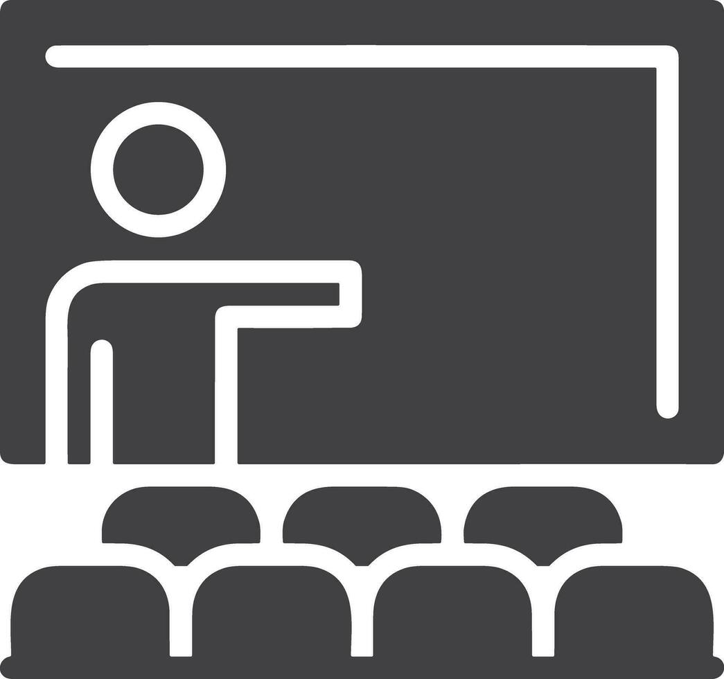 Teacher icon symbol vector image. Illustration of the training business school classroom icon design image