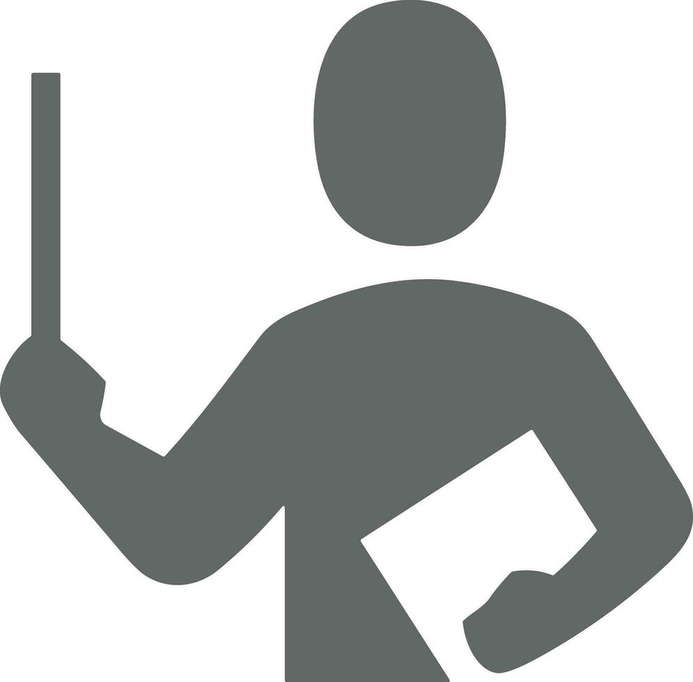 Teacher icon symbol vector image. Illustration of the training business school classroom icon design image