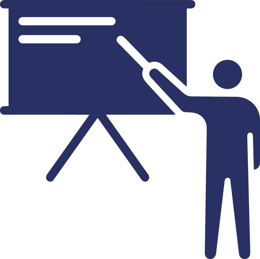 Teacher icon symbol vector image. Illustration of the training business school classroom icon design image