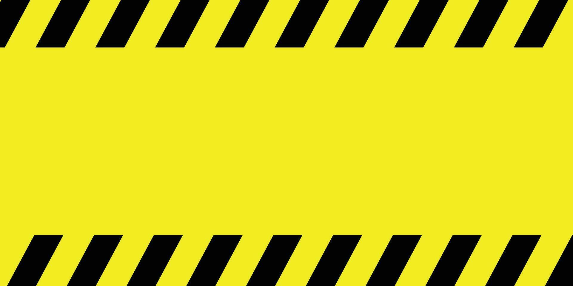 Black and yellow warning line striped rectangular background. warn caution, construction, safety sign and symbol. vector