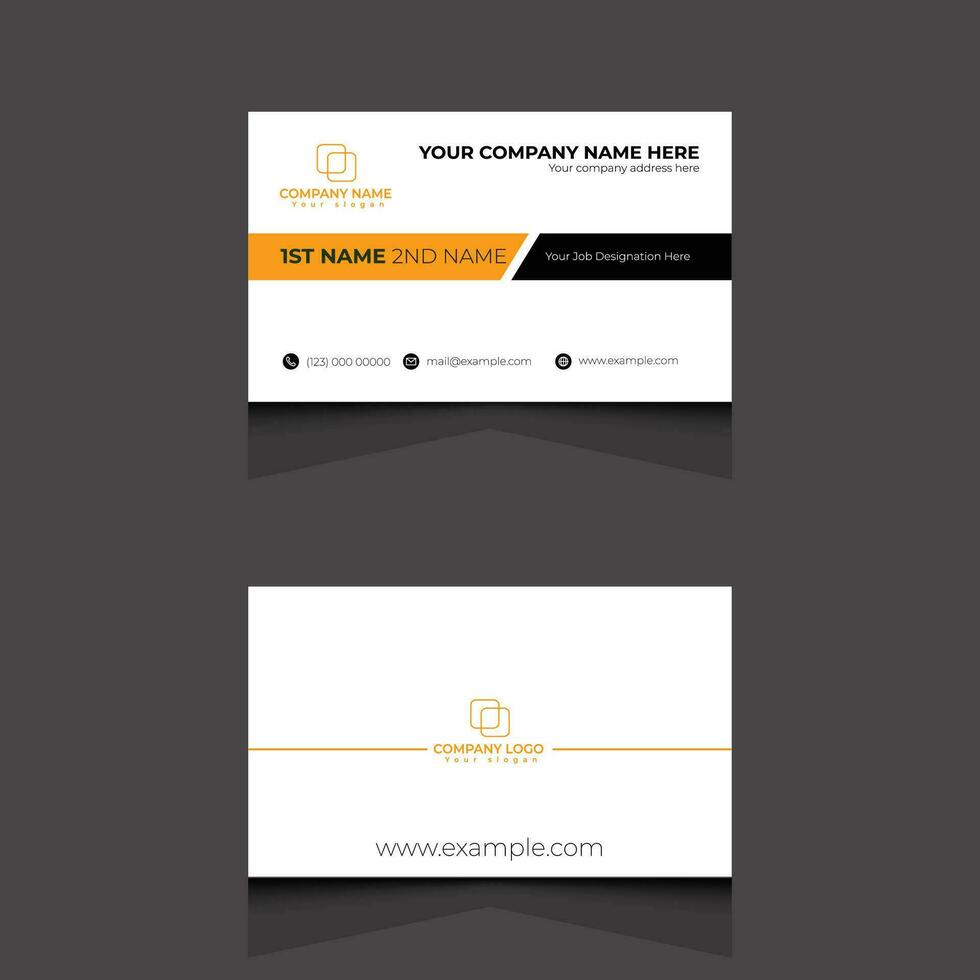 Business Card Design vector