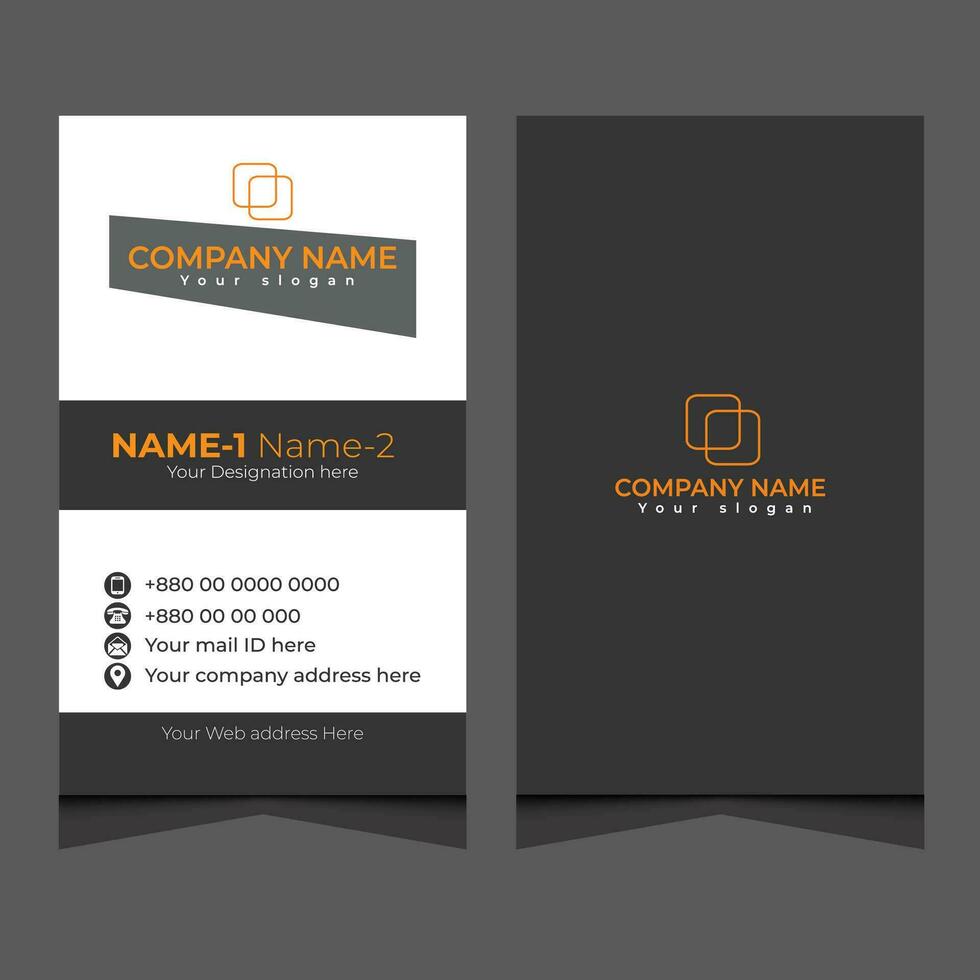 Business Card Design vector