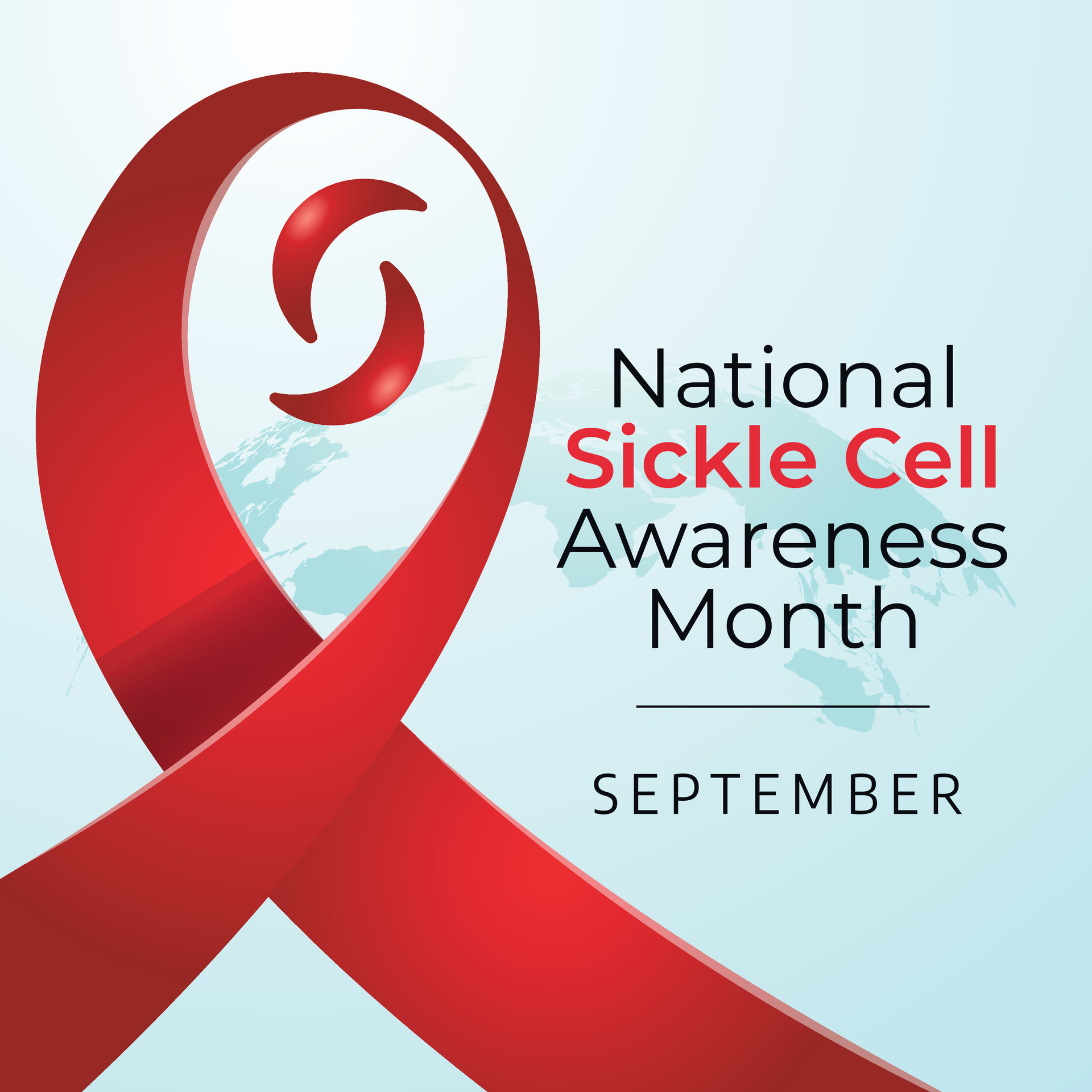 vector graphic of National Sickle Cell Awareness Month good for National Sickle Cell Awareness