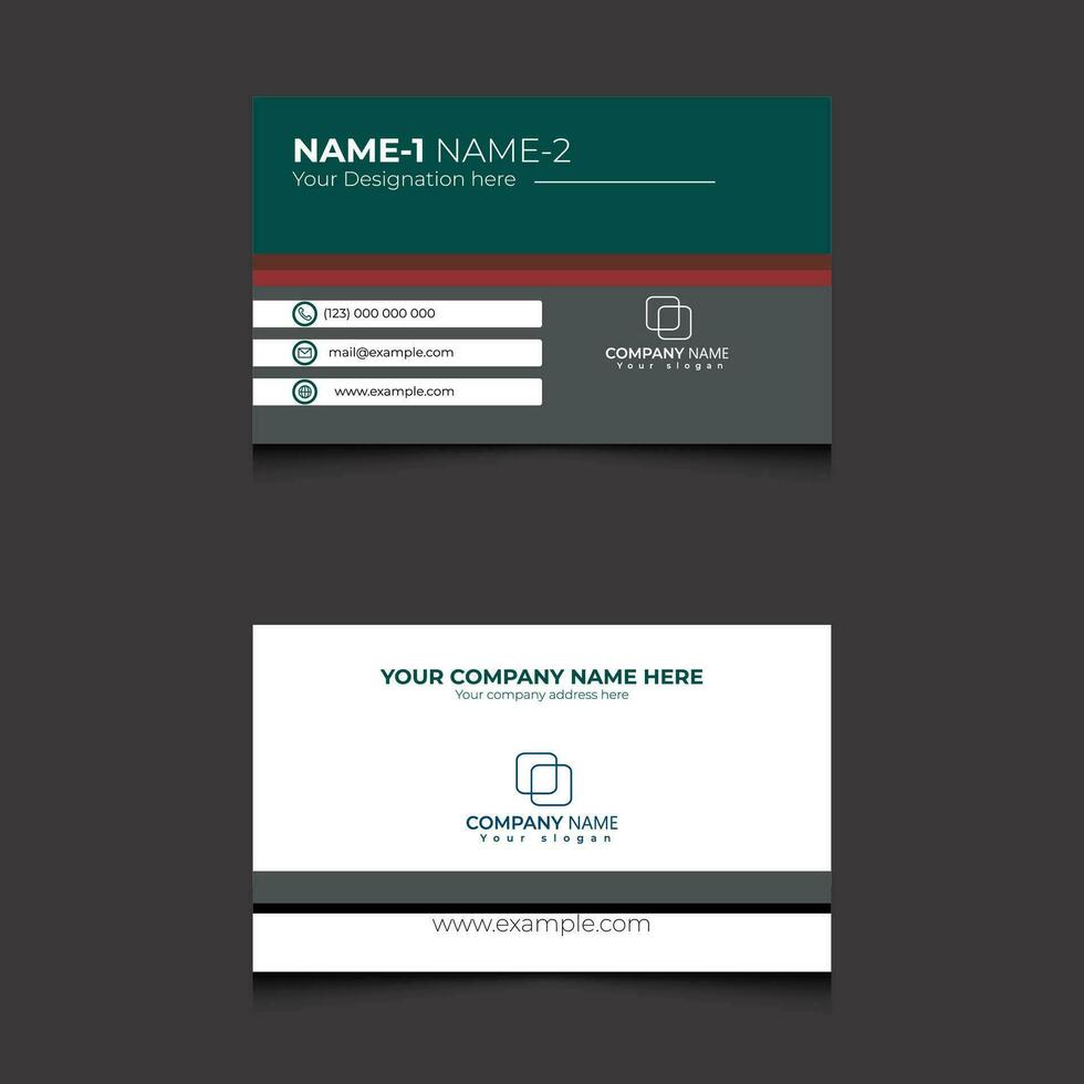 Visiting Card Design vector