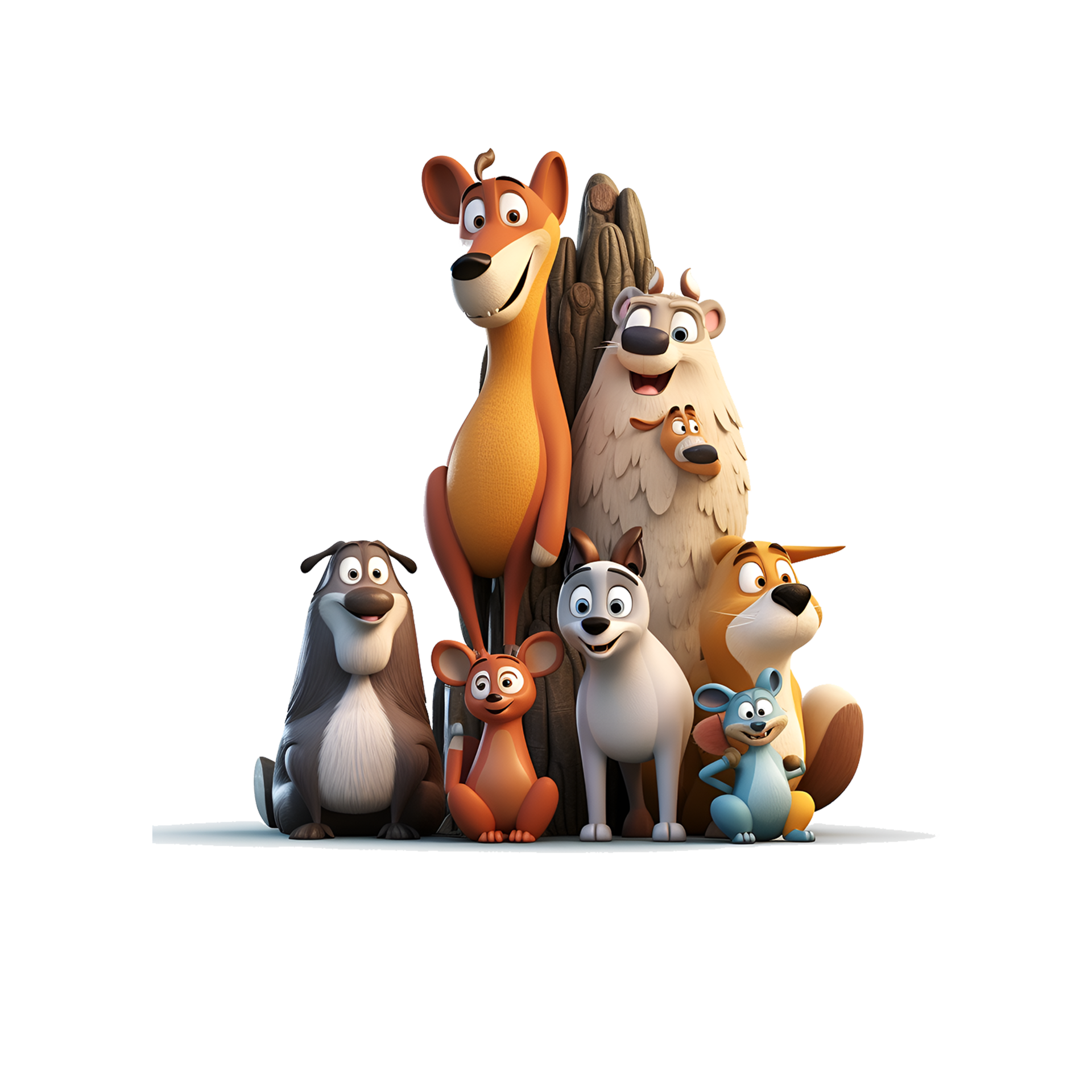 3d Image of animated movies cartoon AI Generated 26843946 PNG