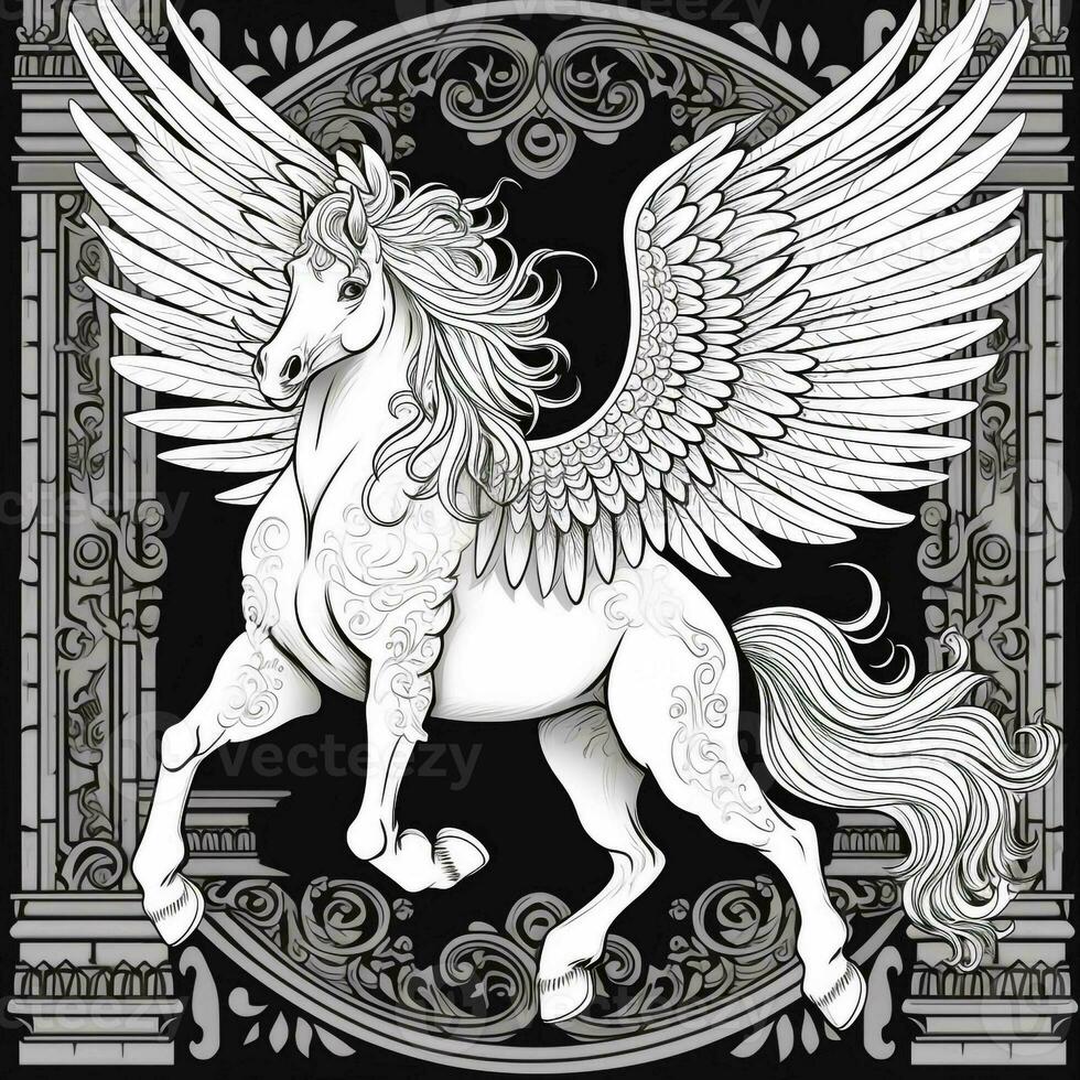 Pegasus Coloring Pages photo