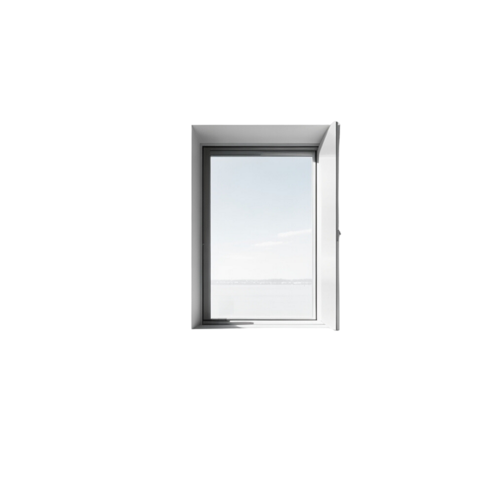 minimalistic modern white living room windows frameclipart on transparent background, Home interior white window clipart, White modern home windows frame clipart png
