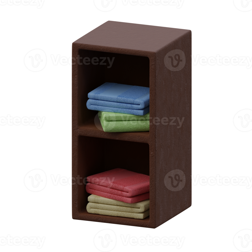 3d rendered towel rack perfect for design project png