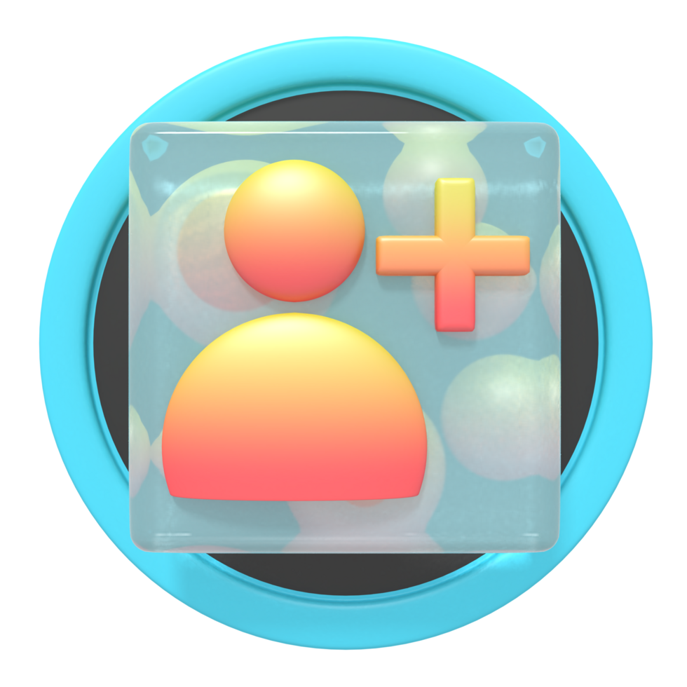 Add Friend Profile button png