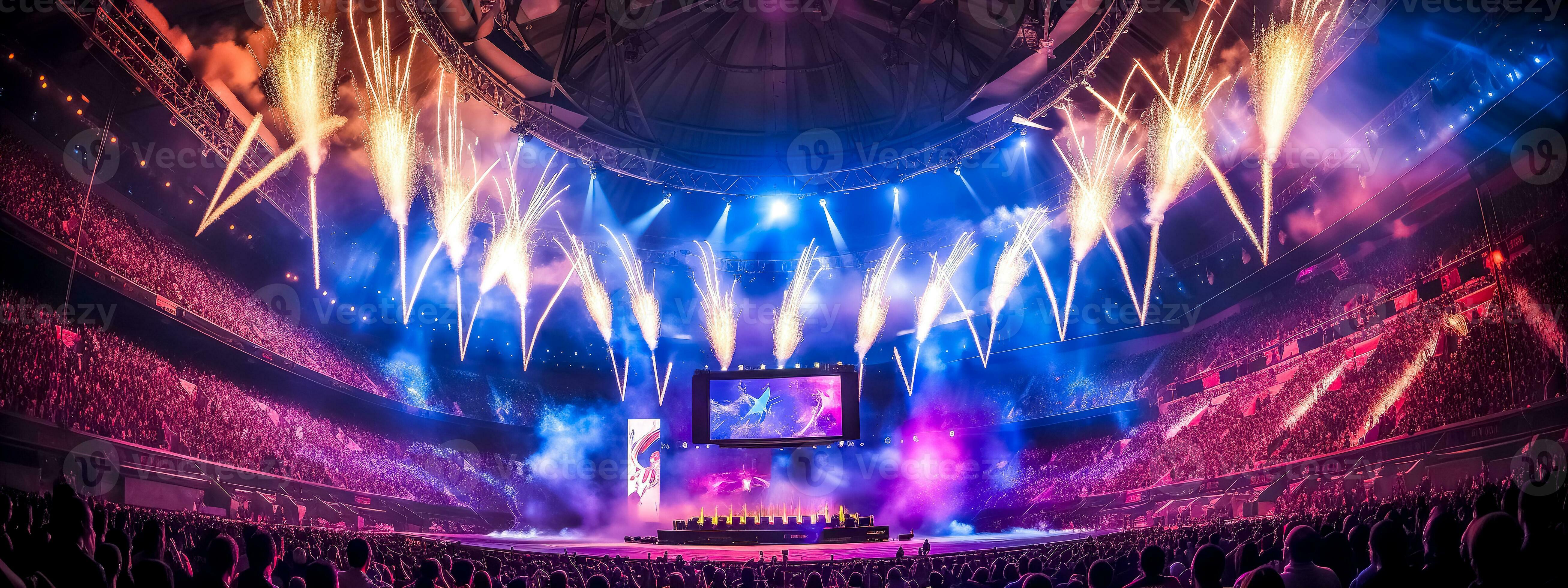 stadium, arena for sports matches and social events, concerts and shows