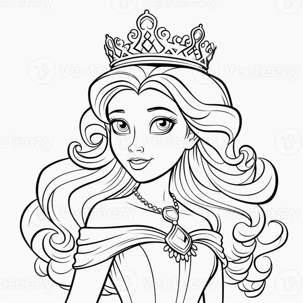 Princess Coloring Page photo