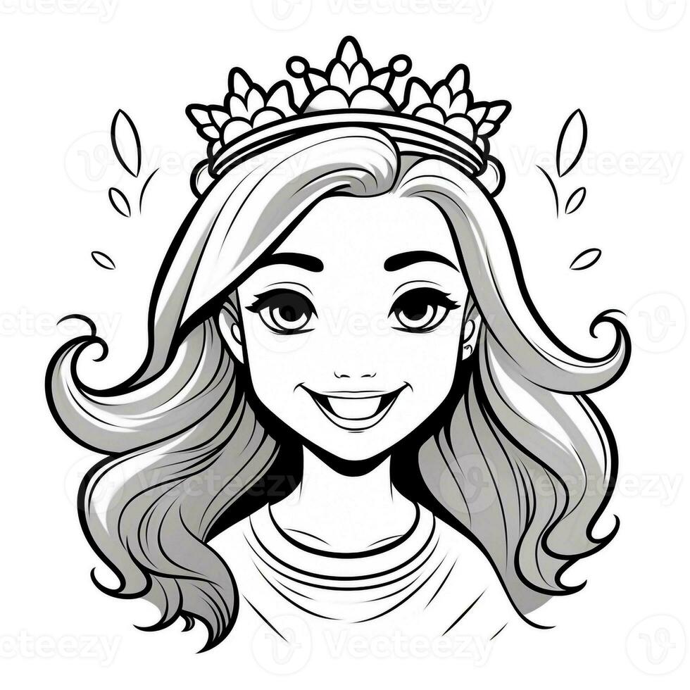 Princess Coloring Page photo