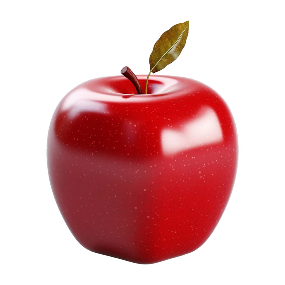 Beautiful red apple ai generated 26846930 png