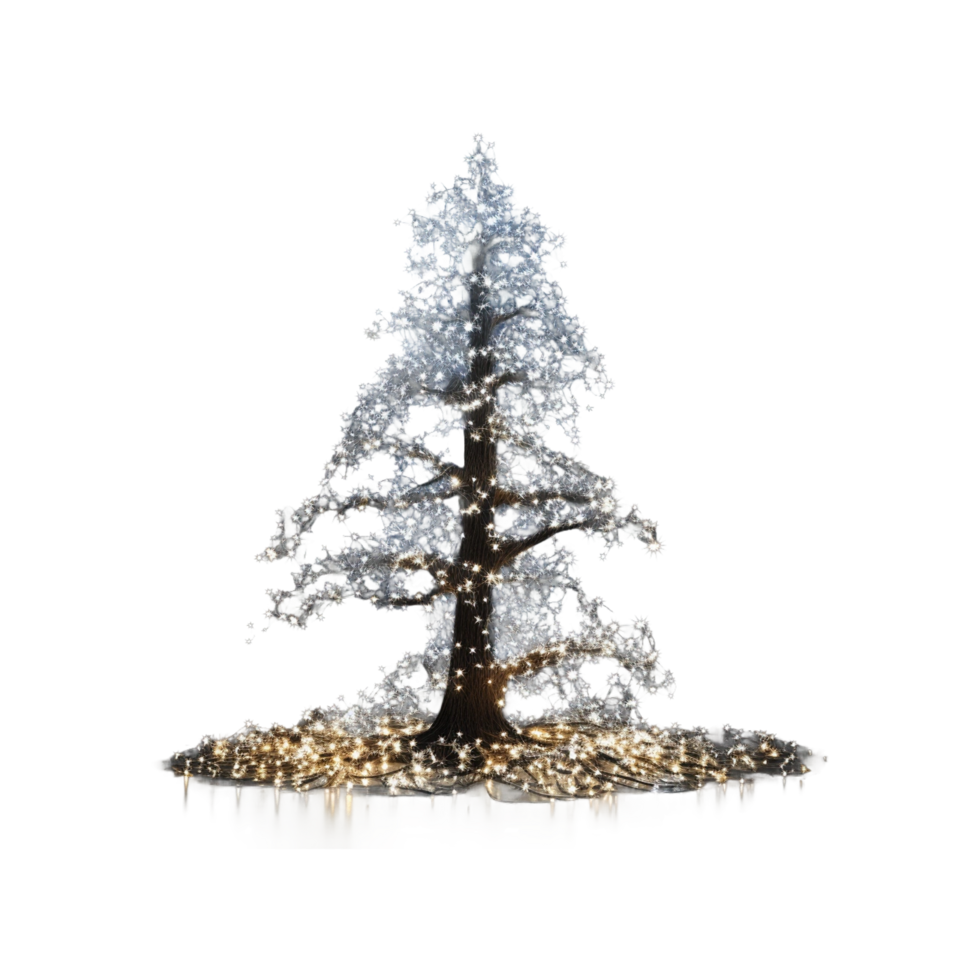 christmas tree light ai generated 26847047 PNG