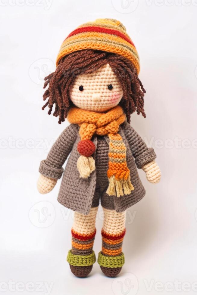 Cute Wool Doll - photo