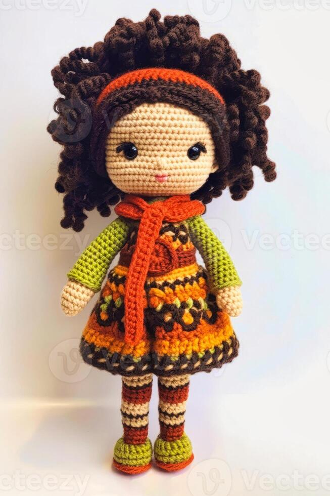 Cute Wool Doll - photo