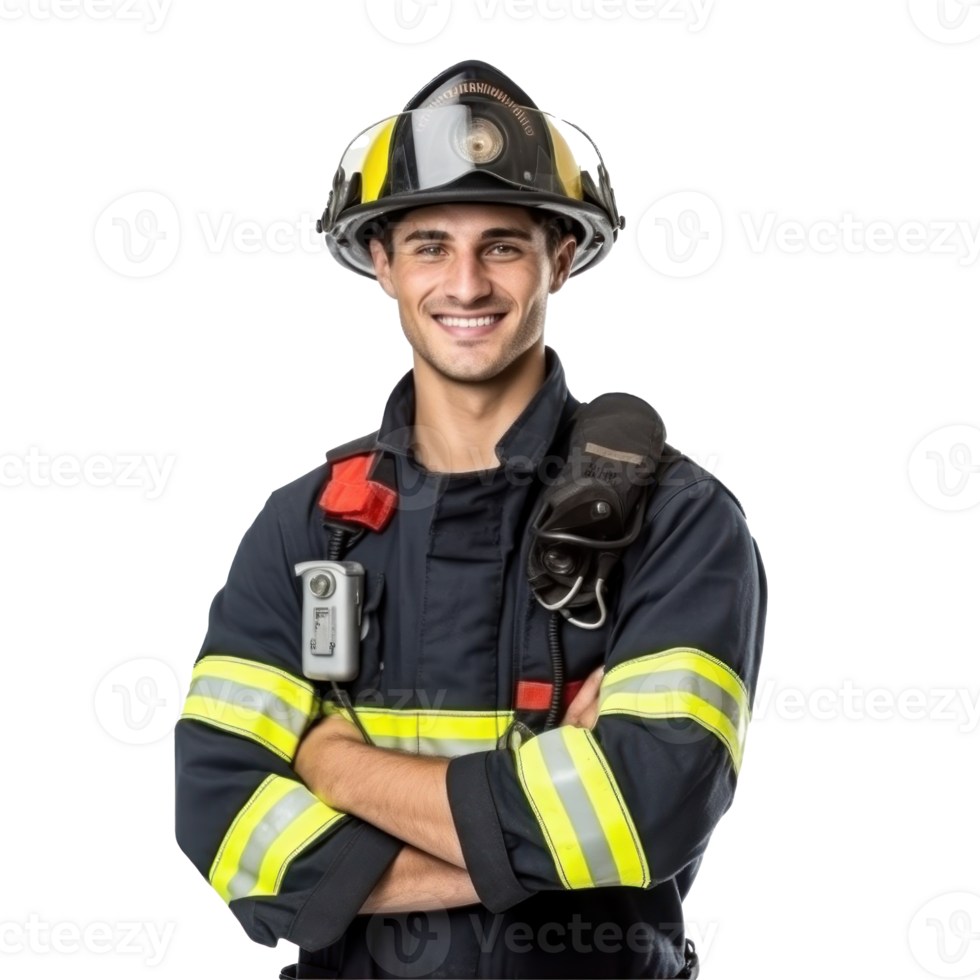 Man fire fighter png