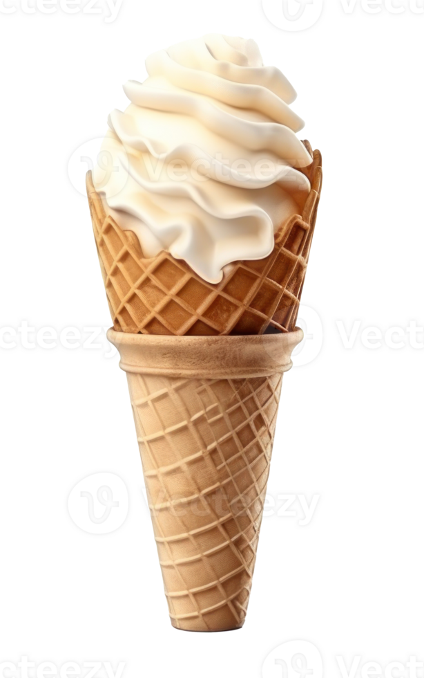 Ice cream cone isolated png