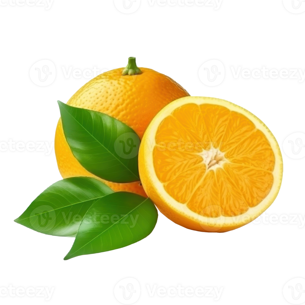 Orange fruit isolated png