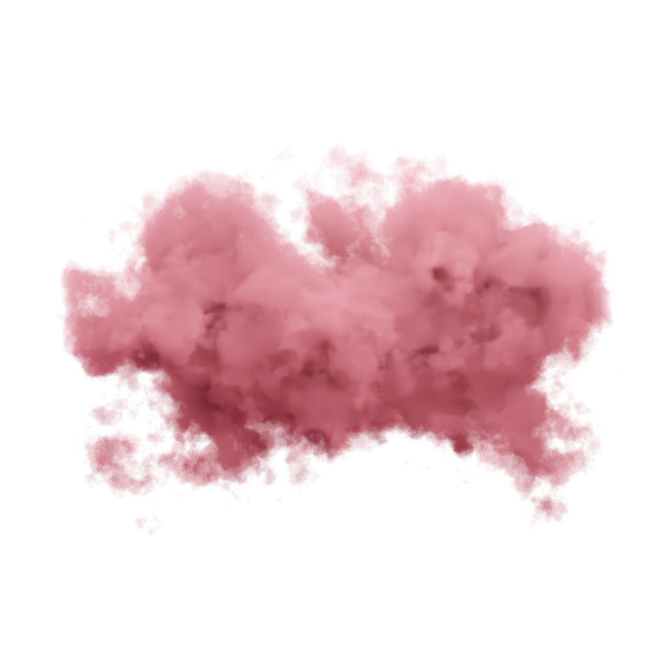 3d cartoon illustration of pink sky clouds png