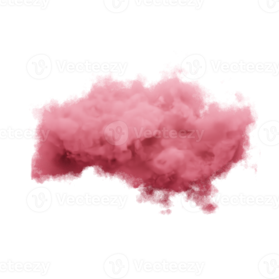 nube realistico rosa 3d rendere illustrazione png