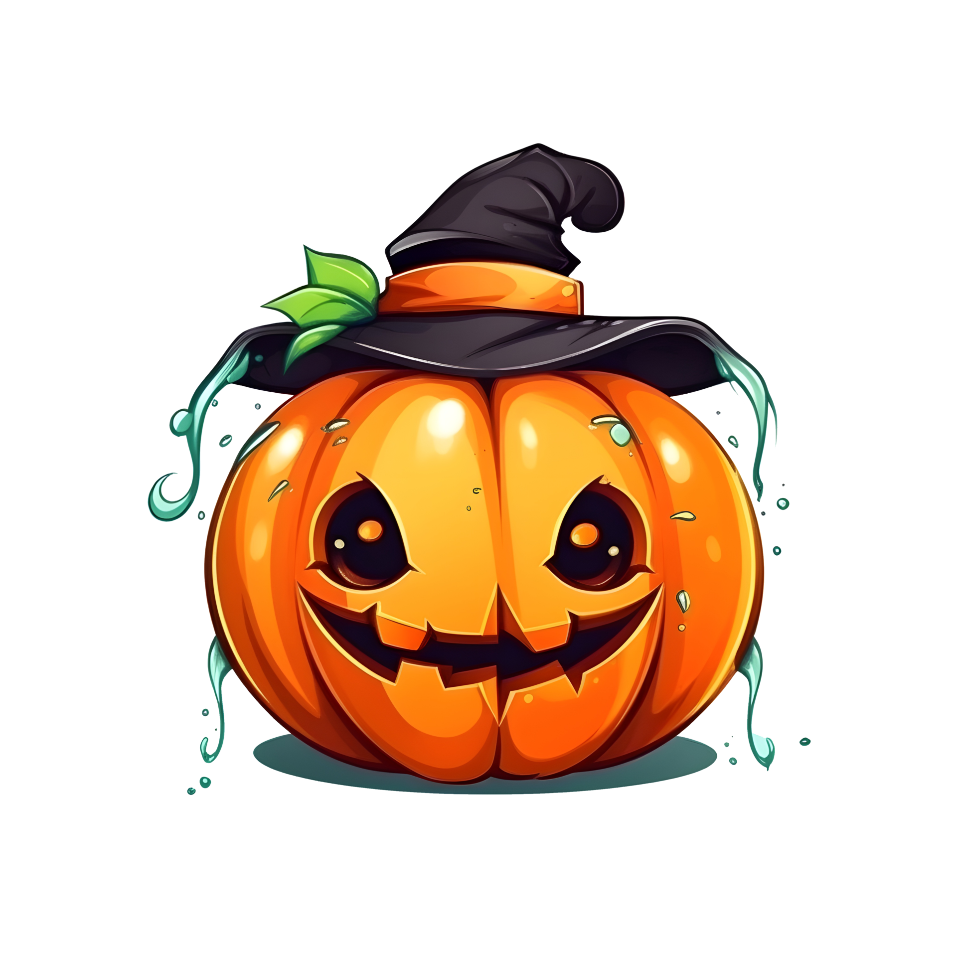 Halloween Cute Cartoon Pumpkin Character Smile Isolated On White halloween-cute-cartoon-pumpkin-character-smile-isolated-on-white
