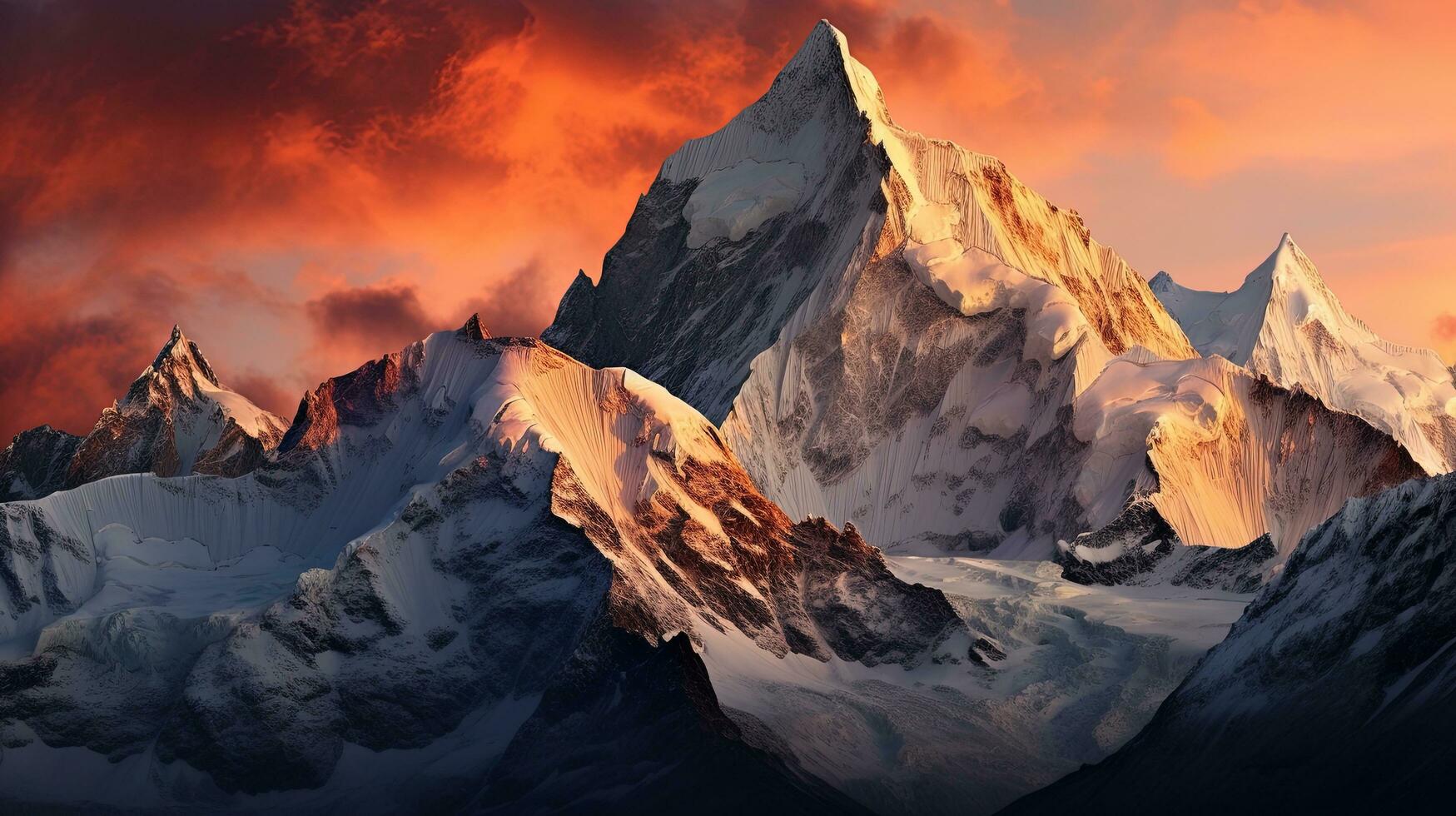 Nature photo of Matterhorn, Switzerland, generated by AI 26848698 Stock