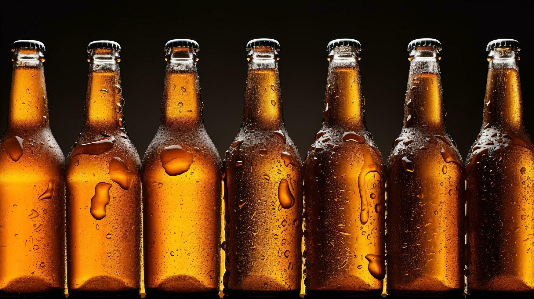 Photo of beer in a bottle, generated by AI