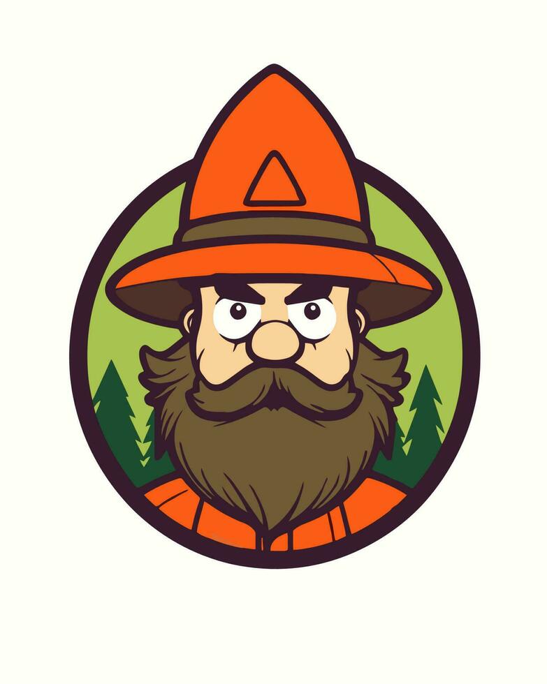 forest ranger logo vector