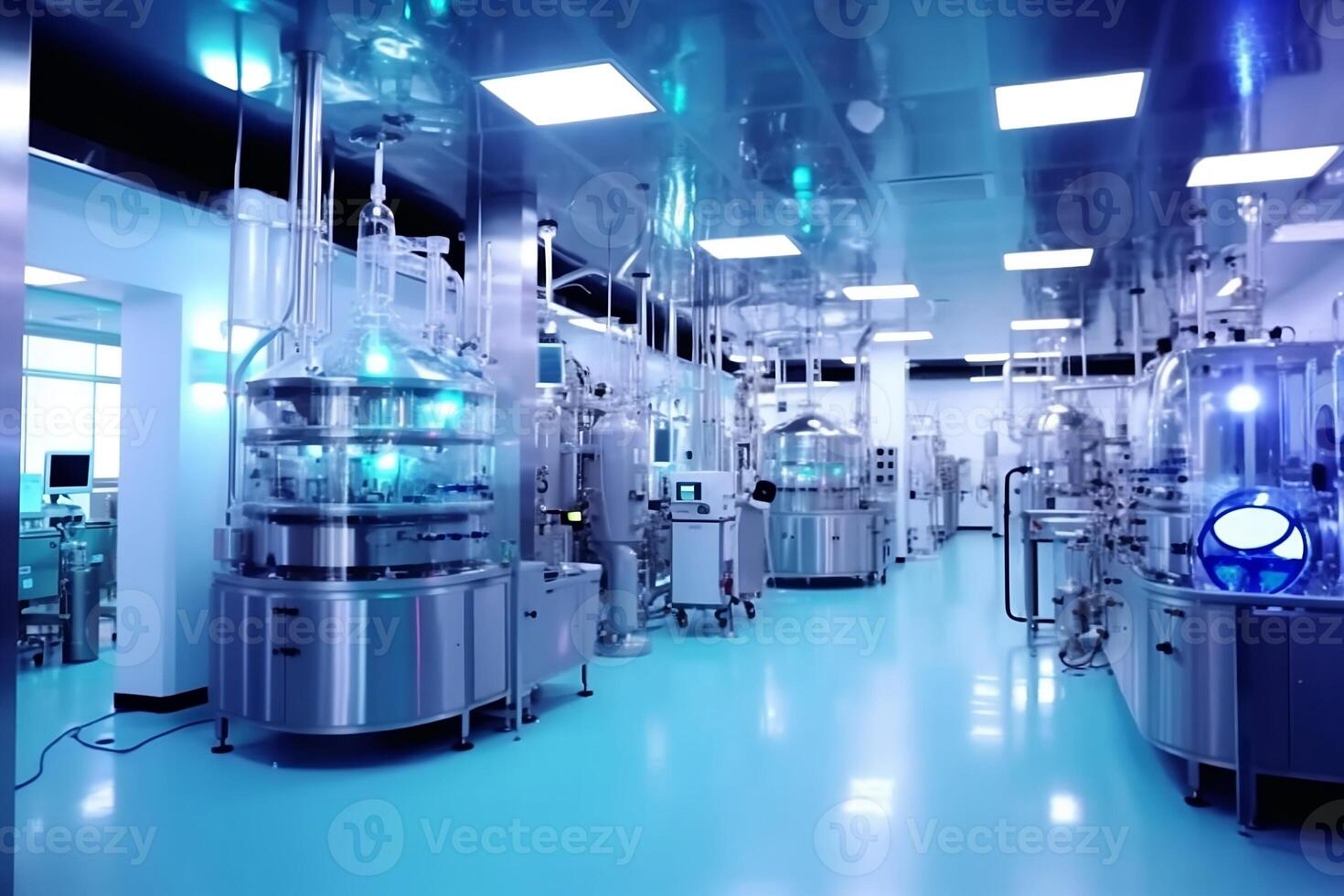Working premises of contemporary technological laboratory. photo
