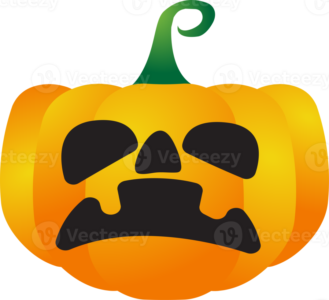 The jack o lantern pumpkin Boarder line for halloween content png
