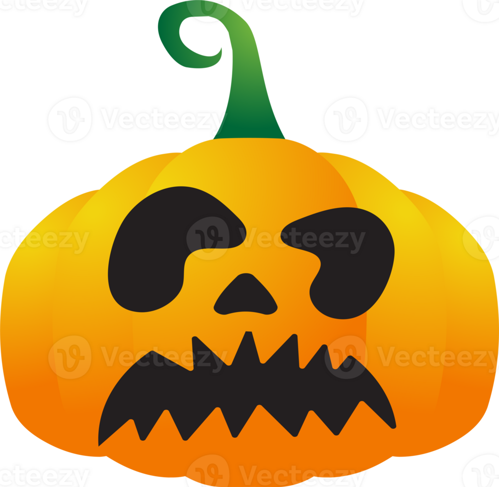 The jack o lantern pumpkin Boarder line for halloween content png