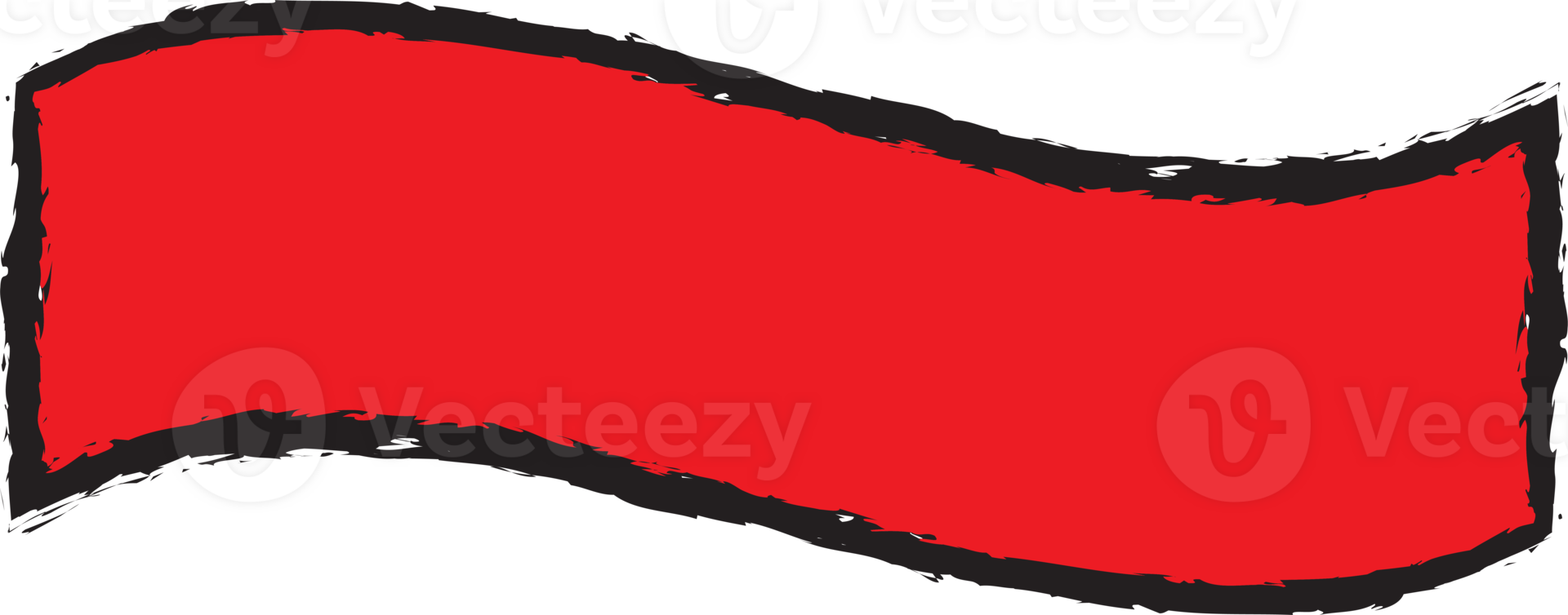 The red label sketch frame for present concept png