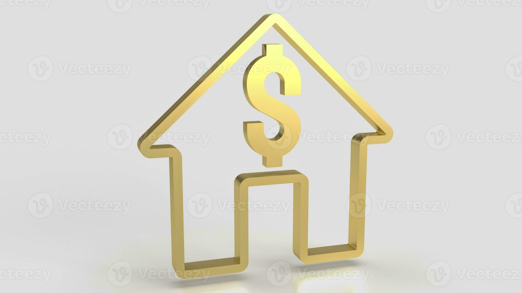 The home icon for property Business concept 3d rendering photo